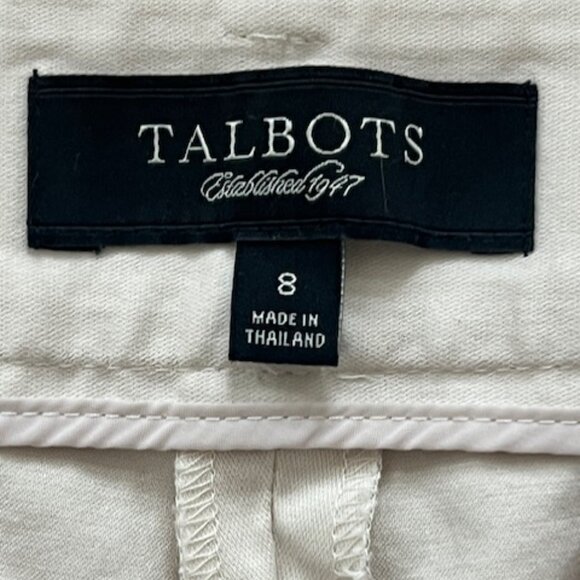 Talbots Women's Khaki Chino Heritage Pants Size 8 - Picture 4 of 12